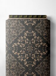 Vine flower style with grey,brown colors