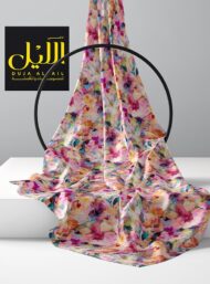 Bloom flower style with pink,green colors - Image 2