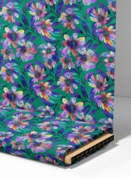 Blossom flower style with purple,green colors - Image 4