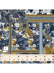 Bloom flower style with blue,white colors - Image 5