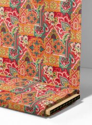 Leaf flower style with red,green colors - Image 4