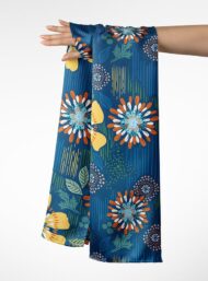 Petal flower style with blue,yellow colors - Image 3