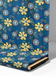 Petal flower style with blue,yellow colors - Image 4