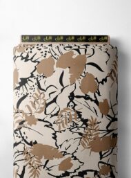 Leaf flower style with brown,black colors