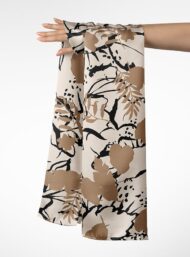 Leaf flower style with brown,black colors - Image 3