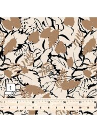 Leaf flower style with brown,black colors - Image 5