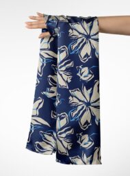 Bloom flower style with blue, white colors - Image 3