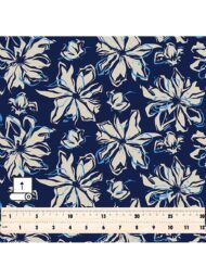 Bloom flower style with blue, white colors - Image 5