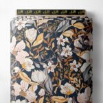 Petal flower style with white,yellow colors