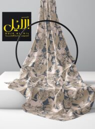 Leaf flower style with brown,grey colors - Image 2