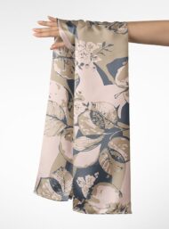 Leaf flower style with brown,grey colors - Image 3