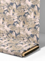 Leaf flower style with brown,grey colors - Image 4