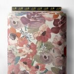 Bloom flower style with pink,red colors