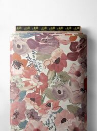 Bloom flower style with pink,red colors