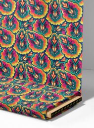 Petal flower style with pink,green colors - Image 4