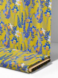 Petal flower style with blue,yellow colors - Image 4