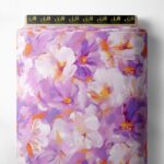 Bloom flower style with purple,pink colors