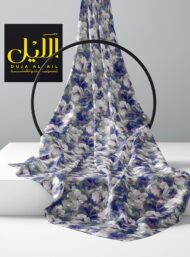 Petal flower style with white,blue colors - Image 2