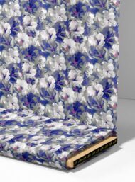 Petal flower style with white,blue colors - Image 4