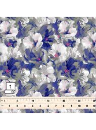 Petal flower style with white,blue colors - Image 5