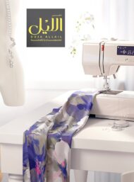 Petal flower style with white,blue colors - Image 7