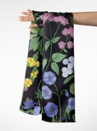 Leaf flower style with yellow,blue colors - Image 3