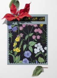 Leaf flower style with yellow,blue colors - Image 6