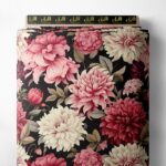 Bloom flower style with pink,red colors