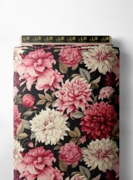 Bloom flower style with pink,red colors