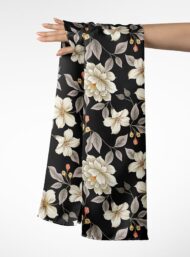 Bloom flower style with white,green colors - Image 3