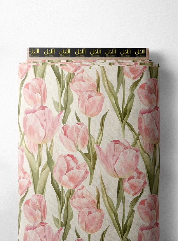 LAI02-0898_1-1.jpg Tulip flower style with pink,green colors - Image 1
