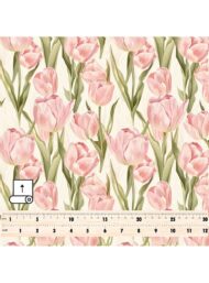 Tulip flower style with pink,green colors - Image 5