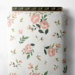 Petal flower style with pink,green colors