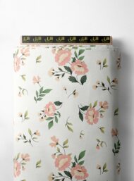 Petal flower style with pink,green colors