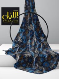 Petal flower style with blue,grey colors - Image 2