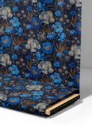 Petal flower style with blue,grey colors - Image 4