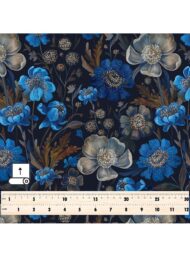 Petal flower style with blue,grey colors - Image 5