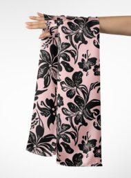 Petal flower style with black, pink colors - Image 3