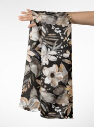 Petal flower style with black,white colors - Image 3