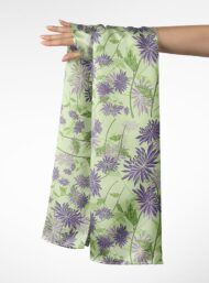 Petal flower style with purple,green colors - Image 3