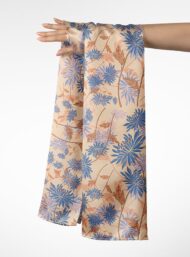 Bloom flower style with blue, orange colors - Image 3