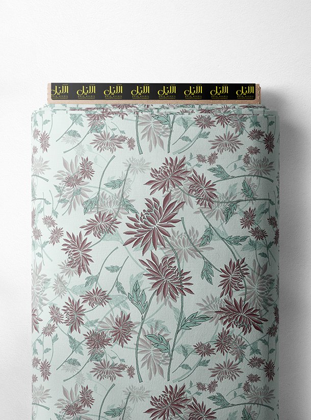 LAI02-0906_1-1.jpg Bloom flower style with green,red colors - Image 1