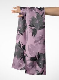 Bloom flower style with black,pink colors - Image 3