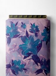 Petal flower style with blue,purple colors