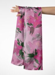 Petal flower style with pink, green colors - Image 3