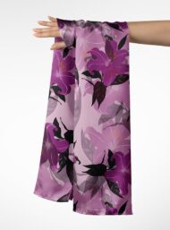 Bloom flower style with purple,black colors - Image 3