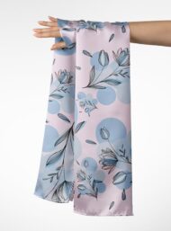 Bloom flower style with blue, pink colors - Image 3