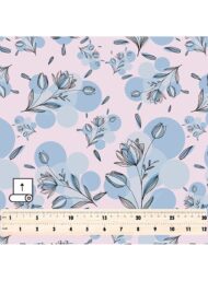 Bloom flower style with blue, pink colors - Image 5