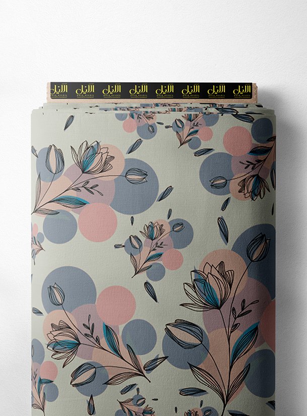 LAI02-0913_1-1.jpg Petal flower style with pink,grey colors - Image 1