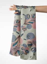 Petal flower style with pink,grey colors - Image 3